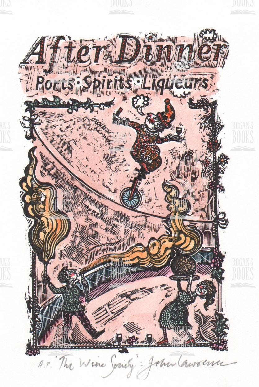 John Lawrence After Dinner, PortsSpiritsLiqueurs Children's Book