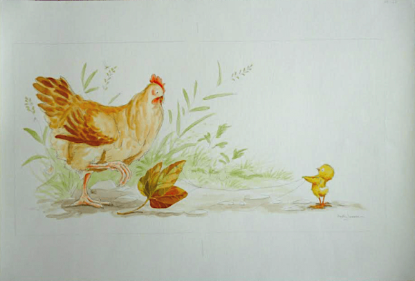 Anita Jeram - Along Came Old-Auntie To Cheer Her On - Image 2