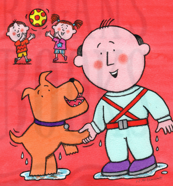 Nick Sharratt - Dripping Wet Diver