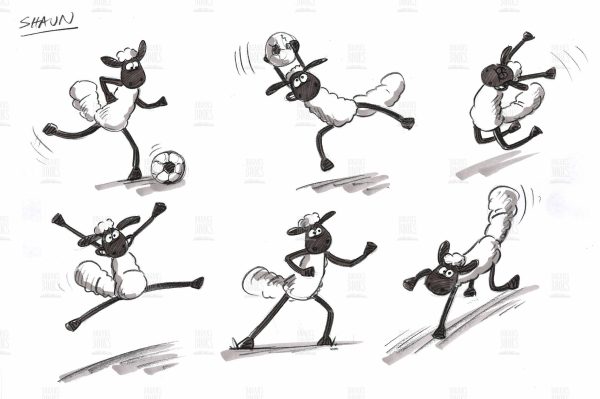 Sylvia Bennion - "Shaun" (with football)