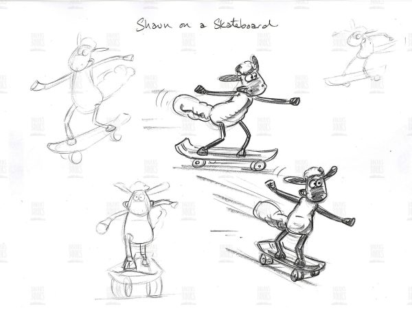 Sylvia Bennion - "Shaun on a skateboard"