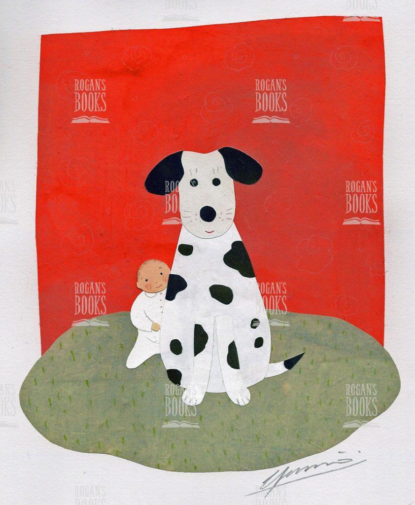 Cathie Felstead Puppy guards Baby Children's Book Illustrations at