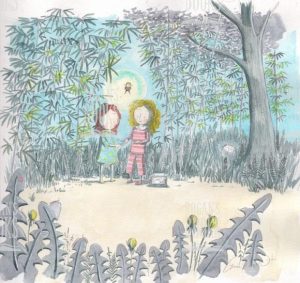 Gwen Millward - And when he found a daddy-long-legs missing a leg, we made it a new one.
