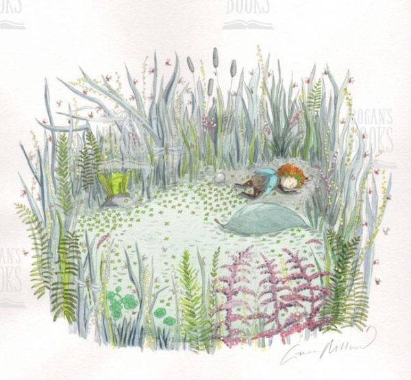 Gwen Millward - We fished him out of the pond.