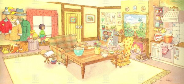 Jessica Ahlberg - Goldilocks in the Three Bears’ cottage