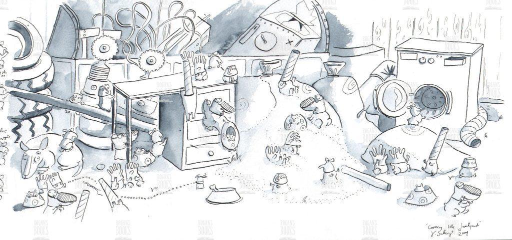 Viviane Schwarz - Crossing the junkyard - Children's Book Illustrations ...
