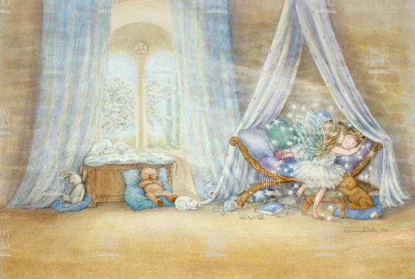 Penny Dale - The little fairy wakes the princess with a kiss